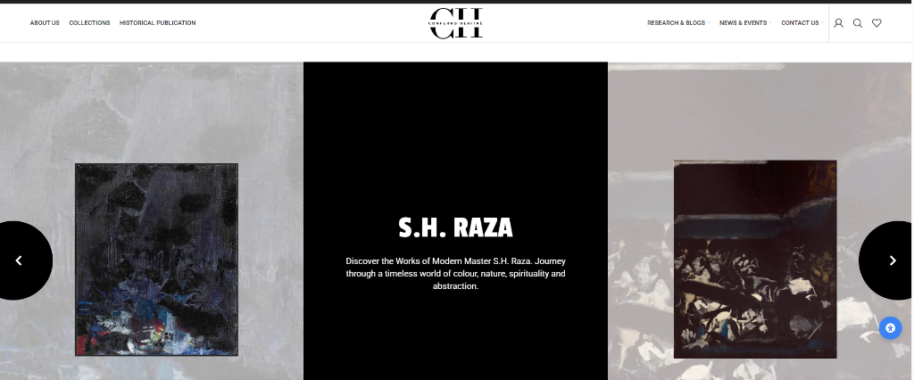Conferro Heritae website preview